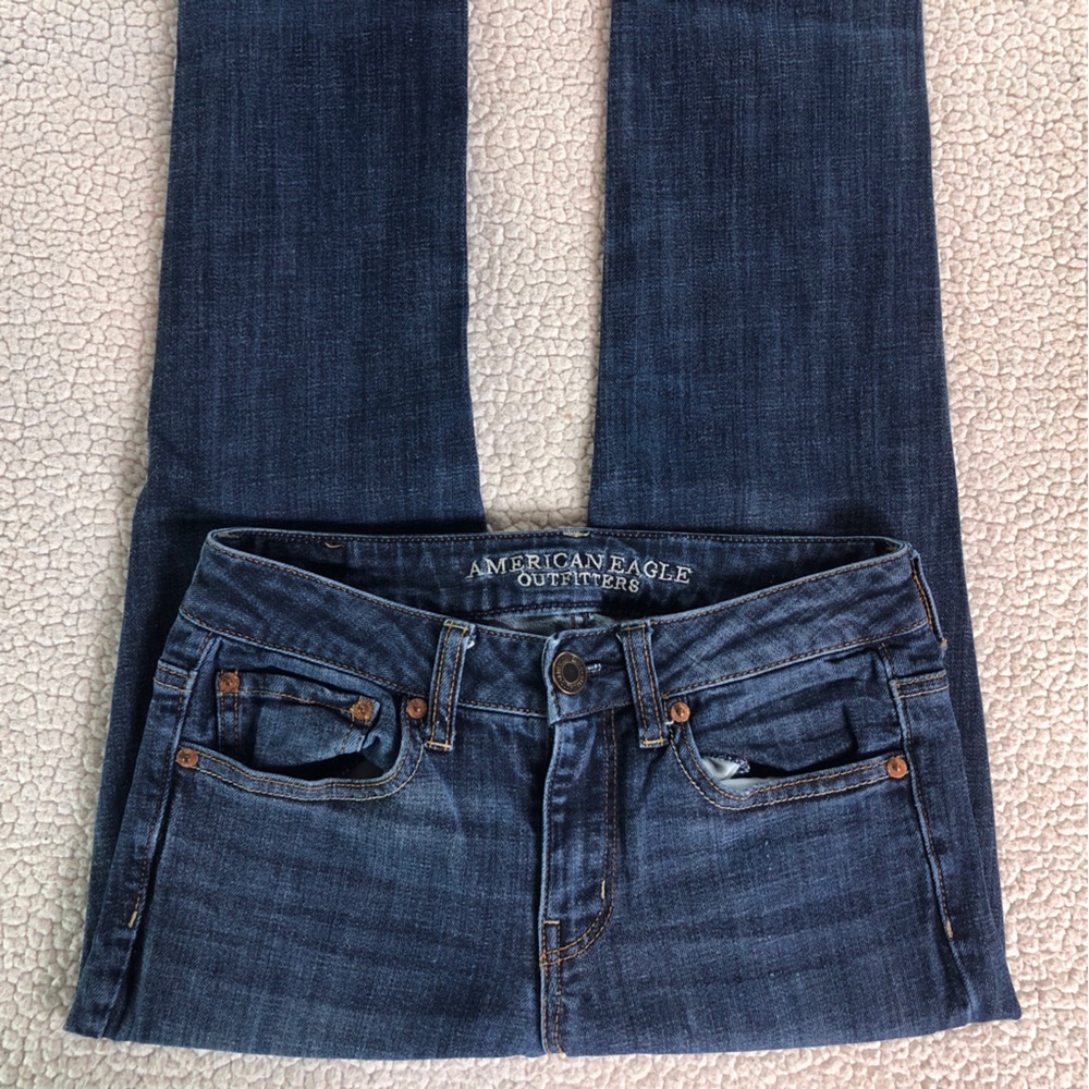 American Eagle Outfitters Women’s Hi-Rise Skinny Stretch Size 2 Regular Jeans - Picture 3 of 15